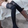 Women'S  Lace Patchwork Long Stocks Sweet Lolita Over-The-Knee Socks