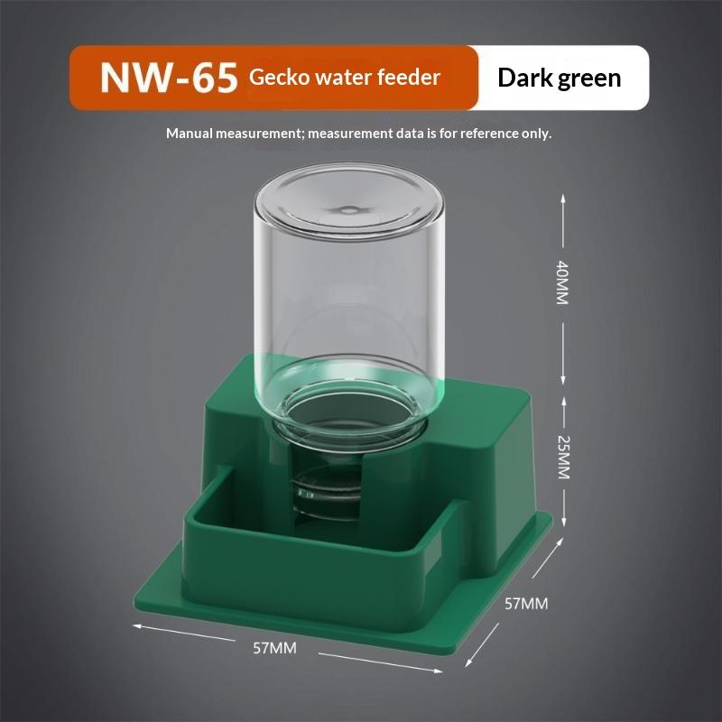1Pcs Automatic Reptile Bowl Automatic Reptile Feeder Tortoise Water Dish Gecko Drink Dispenser For Lizard Chameleon Snake