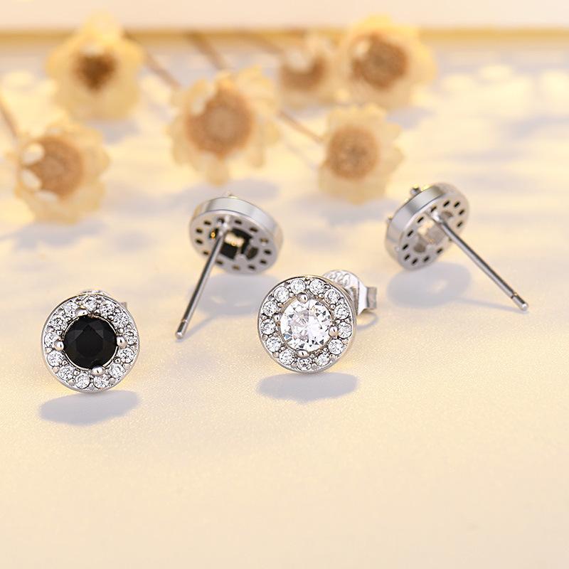 Lindon kvinners zirkon kobberlegering øredobber - bryllupsfest gave anheng øredobber