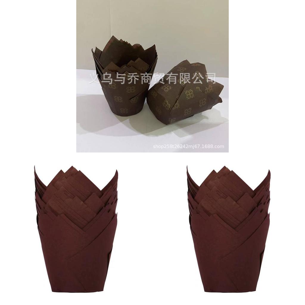 Muffin Paper Cups High Temperature Oilproof Baking Cups For Pastry Shops And Home Baking
