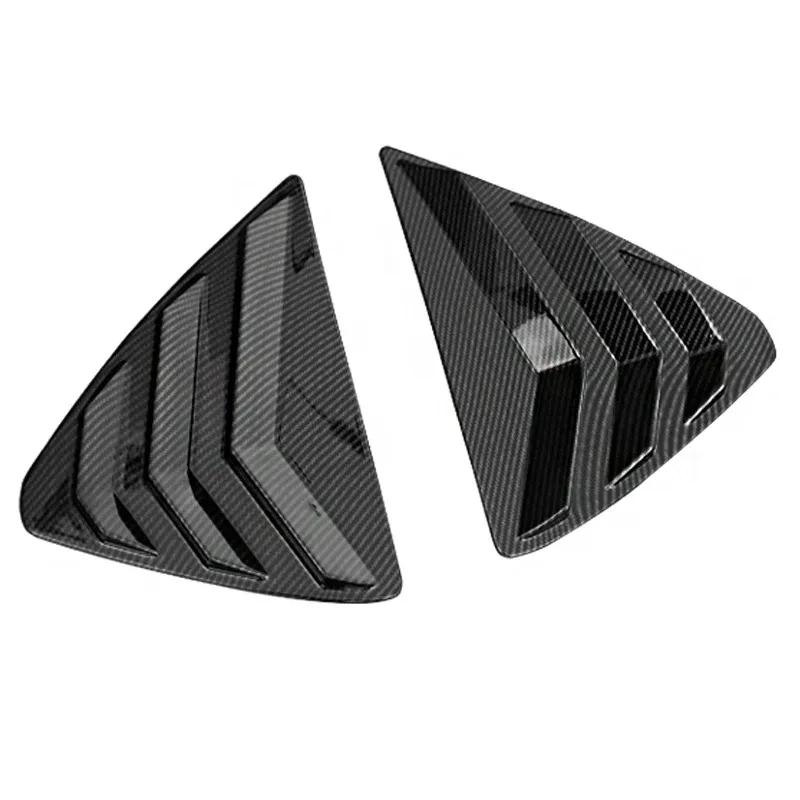 For Mazda CX-5 CX5 KE KF 2013 2014 -2016 2017 2018- ABS Rear Window Louver Vent Cover Shutter Blinds Panel Trims Car Sticker