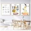 Pasta Italiana Vintage Style Pasta Collage Retro Poster Cafe Restaurant Print Wall Art Canvas Painting Kitchen Room Decor
