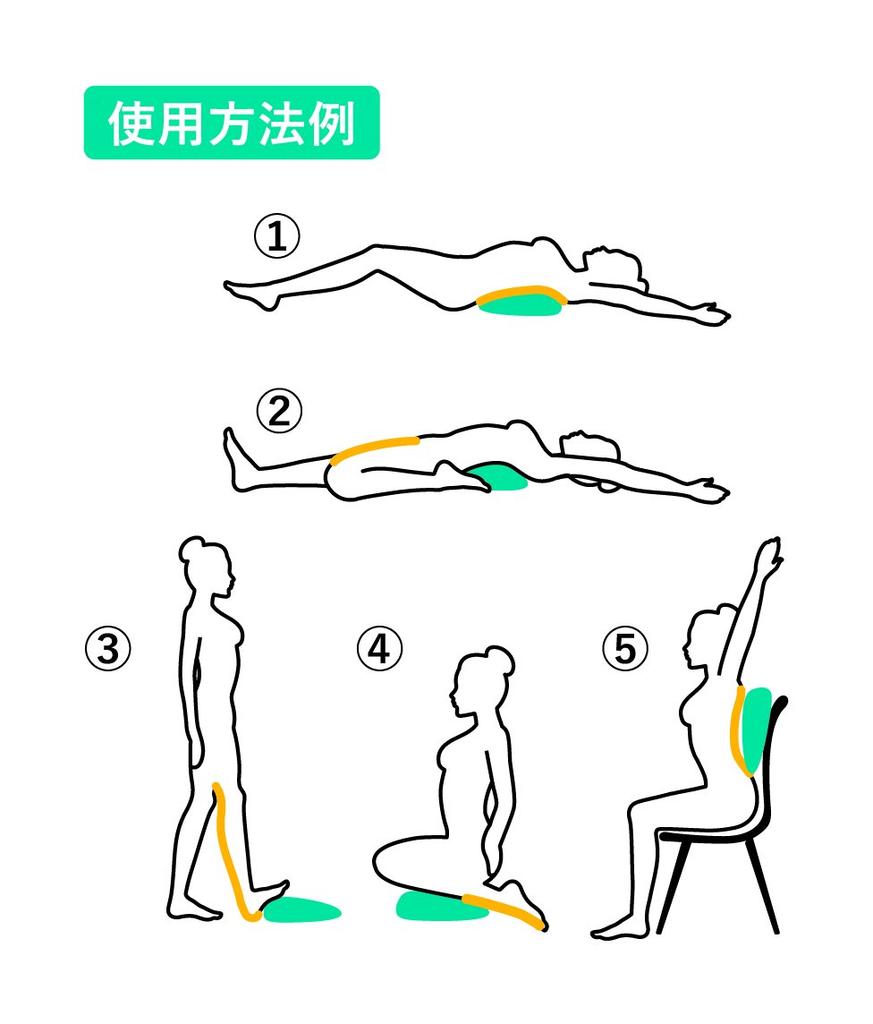 [Authentic] IMPHY Myofascial Release Stretch Back Stretcher, Black, for Back, Shoulder Blade, and Neck Relief, Relief, and Lower Back Pain