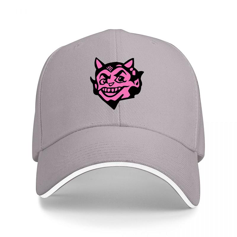 Cheshire Cat Pink Smile Baseball Cap Black Adjustable Hat with Iconic Grin Design for Fashion and Casual Wear