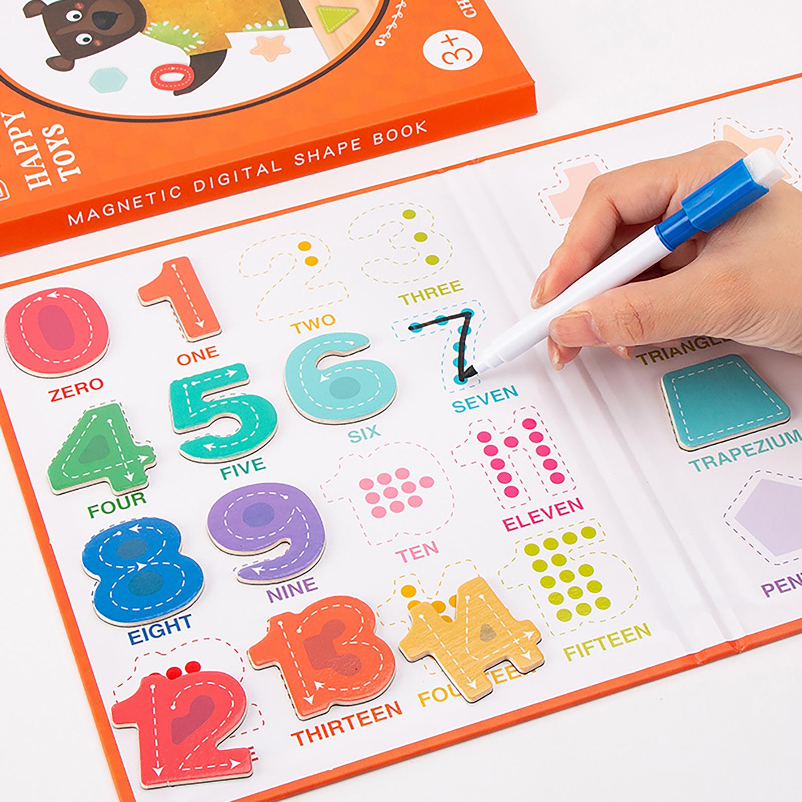 

Деревянная обучающая доска с дробями Магнитная книга 10 мл One Size