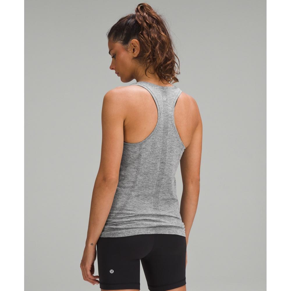 Lululemon Swiftly Tech Racerback Tank Top 2.0  Hip Length Slate White