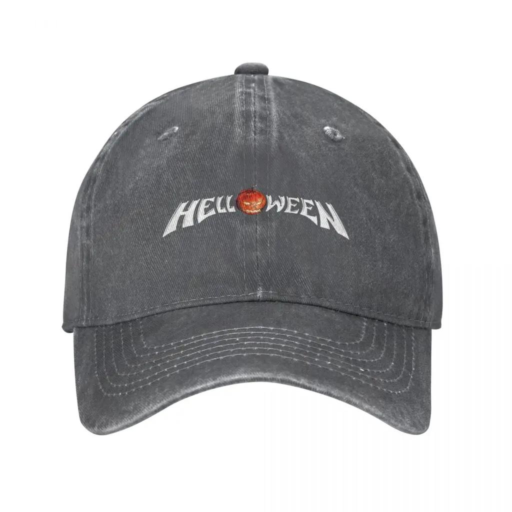 Vintage Helloween Heavy Metal Baseball Caps Unisex Distressed Washed Snapback Hat Music Outdoor All Seasons Travel Caps Hat