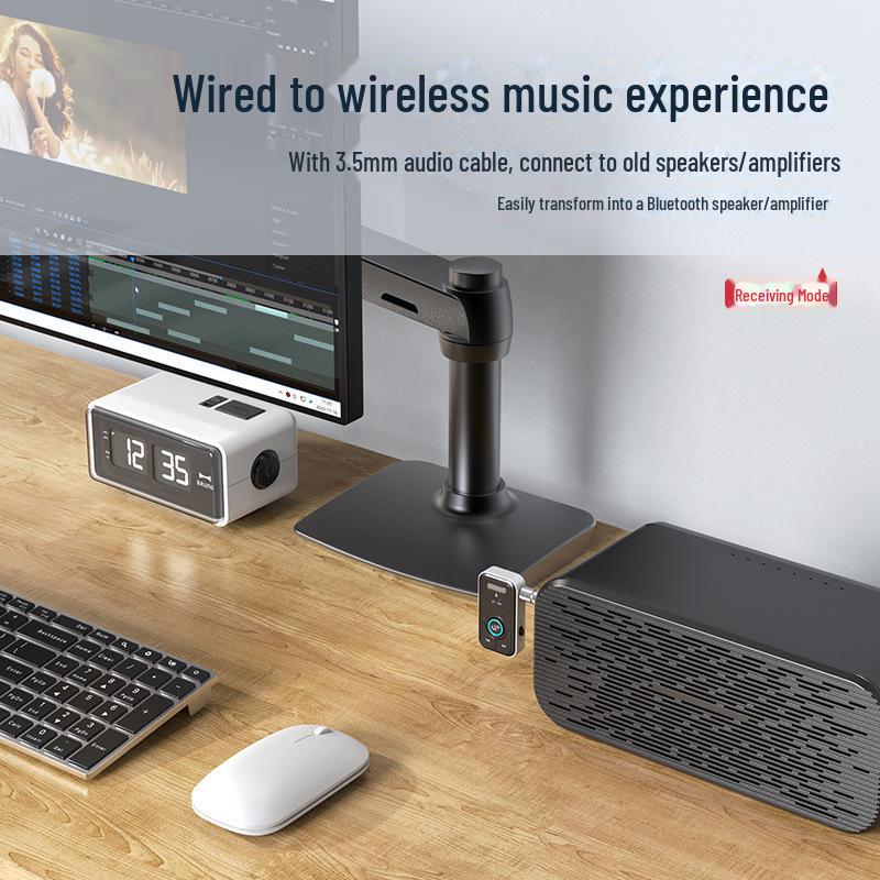 Bluetooth 5.3 Audio Receiver & Transmitter 2-in-1 Adapter