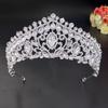 New Bridal Crown Korean Style Red Rhinestone Tiara Wedding Photo Accessories Wedding Dress Hair Accessories