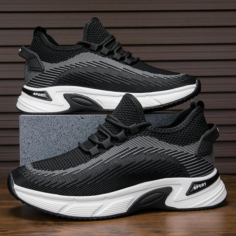 Fashion New Breathable Men's Vulcanized Shoes Outdoor Casual Sneakers Summer Thick Bottom Low Top Casual Shoes Treking Footwear Trainers