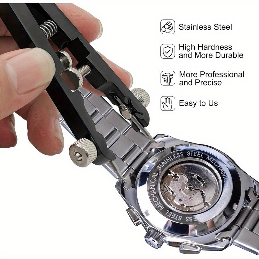 MFBJXC Watch Spring Bar Plier Tool Set Watchband Pliers with 10 Pins, Watch Wrist Ban Repair Remove Tool, Spring Plier Tweezer, Removal Tool