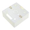 86 Type Wall Switches Socket Protections Box Electrical Outlet Mounting Box White Plastic Protections Box Easy to Install