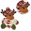 Efficient Cloth Candy Storage Basket With Santa Design Holiday Decors For Christmas Tree Accessories Organization
