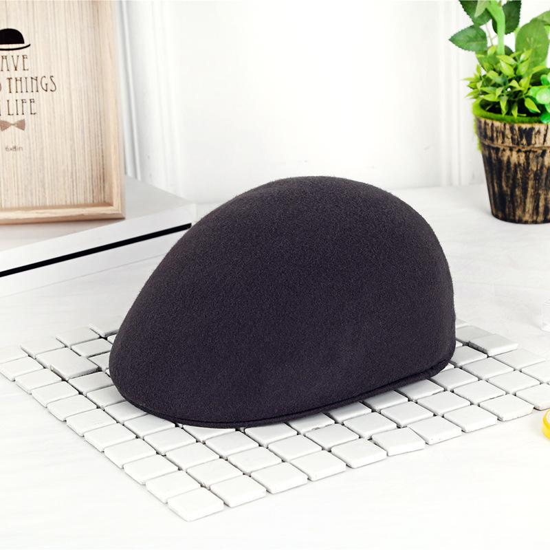 Hat Men's woolen forward hat regardless of age and gender Multi-colored women's autumn and winter cold protection
