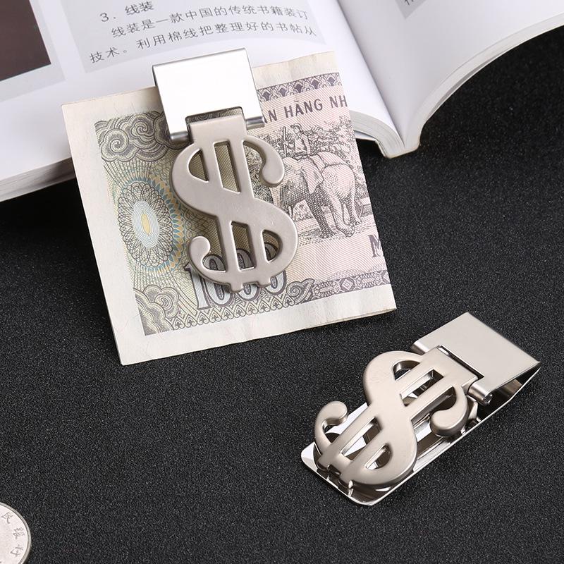 Portamonete Portafoglio in Acciaio Inossidabile - Mini Fermasoldi Metallico Porta Regalo