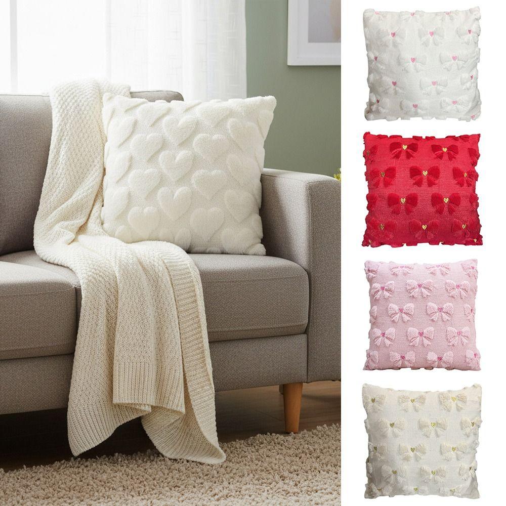 Soft Plush Material Plush Pillowcase 45x45cm Size Sofa Cushion Cover  Winter Season