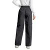 Women's Loose Straight-Leg Pants with Drawstring, Detachable Cargo Pants