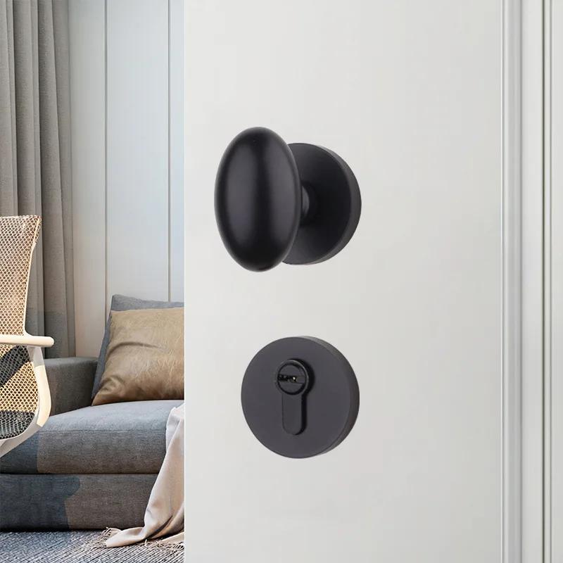 Zinc Alloy Spherical Lock Door Locks Mute Lock Security Split Locks Door Hardware Door Handle Hardware Accessories