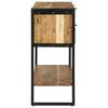 Console Table Brown 90 x 35 x 80 cm Solid Wood Acacia