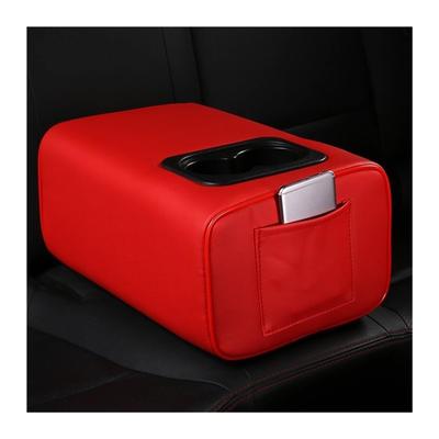 RUMIERW Car Armrest Armrest Cover Armrest Pad Accessories Universal Armrest Storage Box with Cup