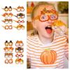 Funny Thanksgiving Party Decorative Glasses For Photos Autumn Maple Leaf Thanksgiving Paper Glasses Characters)