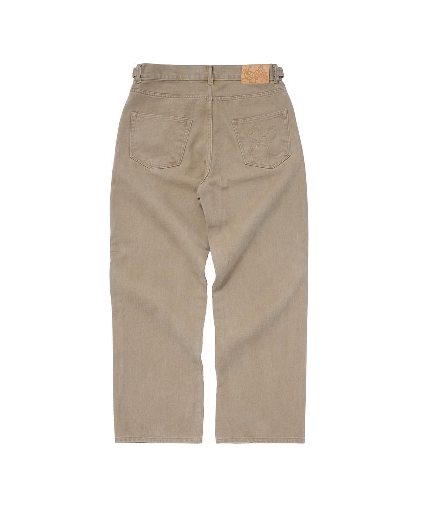 Kkotte Pixie Garden Garment Washed Pants (Sand)
