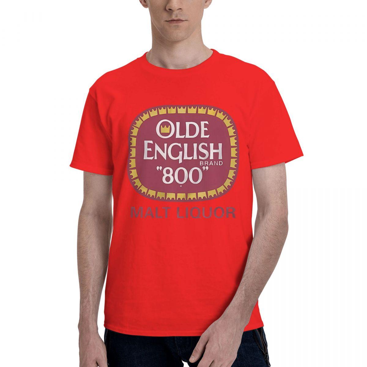 

Old English 800 Солод 100% Хлопок Повседневная Дышащая Удобная Футболка Смешная Футболка Для Мужчин Футболки Мужские S