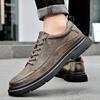 Włoski projektant mody Obuwie męskie Biznesowe buty codzienne Męskie brytyjskie formalne męskie wysokiej jakości wodoodporne buty robocze na zewnątrz