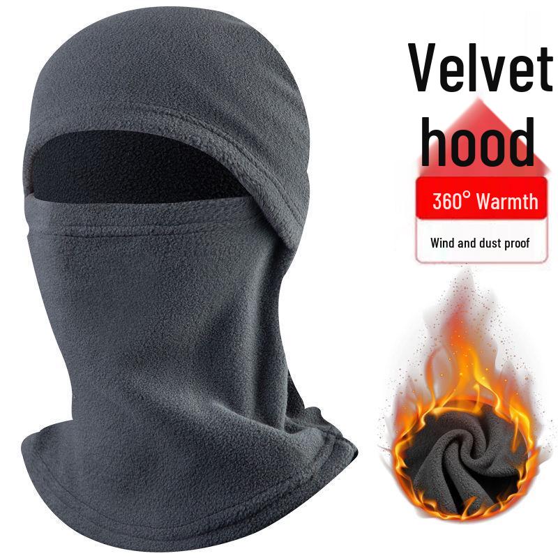Winter Windproof Cycling Hat and Full Face Fleece Neck Gaiter Default