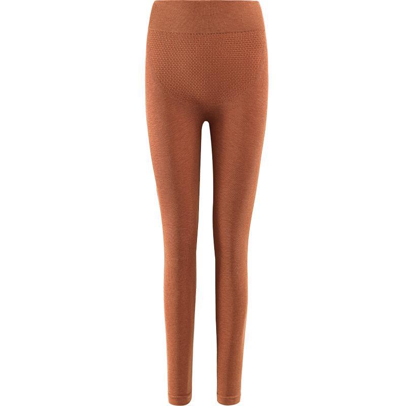 "Women's High-Waist Fleece-Lined Thermal Leggings for Autumn/Winter"