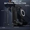Samsung S25 FE Hülle: Neuer Anti-Drop Transparenter Magnetischer Saugnapf mit Displayschutz aus gehärtetem Glas