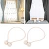 2Pcs Strong Magnetic Curtain Tiebacks Tie Backs Buckle Holder Holdbacks Window Decorative
