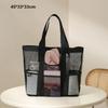 High Quality Large Capacity Mesh Bag Multistyles Protable Swimming Beach Bag Reusable Storage Bags