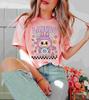 Labubu Shirt, Floral Labubu Donut Shirt, Pastel Cartoon Character Shirt, Kawaii Shirt, Cute Labubu Oversized Unisex Harajuku high quality