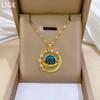 Starry Sky Planet Light Luxury Temperament Gorgeous Full Diamond Necklace Female Versatile Clavicle Chain Titanium Steel Chain