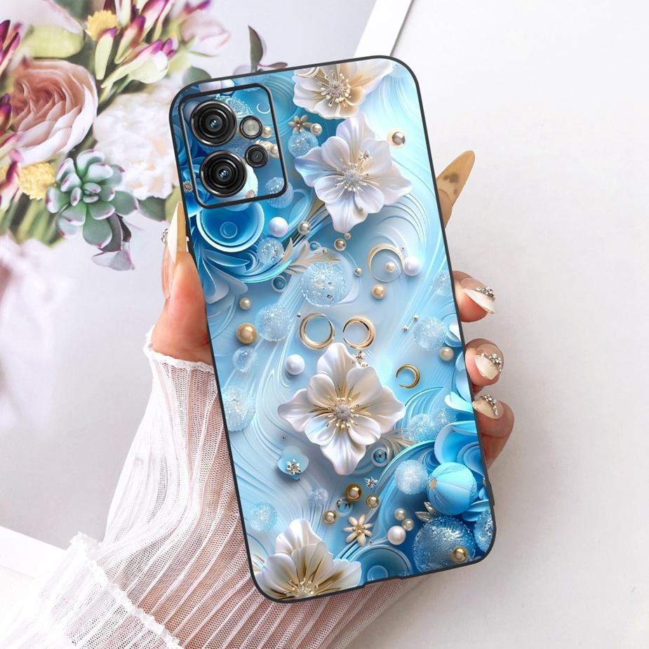 For Motorola Moto G32 Case XT2235-2 XT2235-3 New Flowers Butterfly Painted Cover Soft TPU Phone Case For Moto G32 MotoG32 Fundas