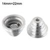 Aluminum Pagoda Pulley Wheel 14mm & 22mm Options for Motor Shaft Drive Compatible with A Type V Shaped Timing Belt
