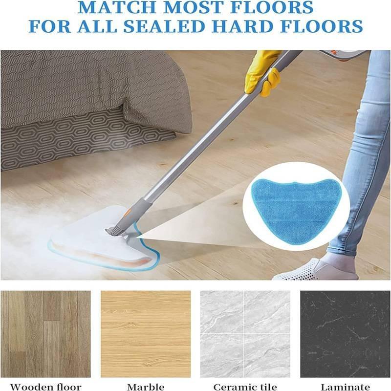For Langjiao Microfiber Steam Mop Pad Replacement Household Kitchen Room Living