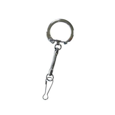 6 Schlüsselanhänger mit Karabinerhaken Hämatit 6 cm