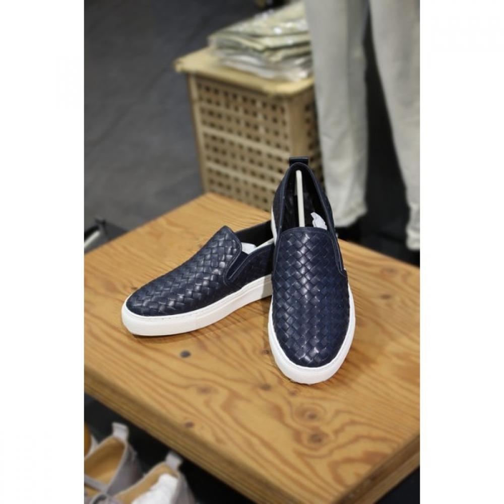 

Panicare Mario Тканая кожа Темно-синяя Коровья кожа Слипоны M Ifo05na 27042/Single item