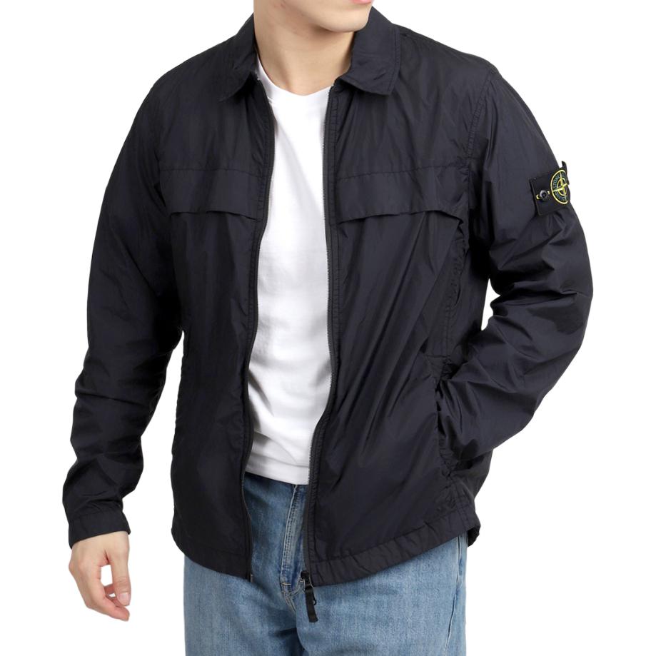 STONE ISLAND SS24 Jackets & Coats Men's Marine Blue 801510522-V0020