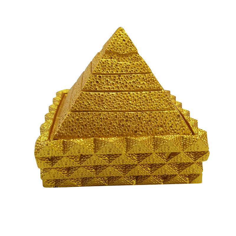 Ancient Egyptian Gold Pyramid Energy Generator Ornament SD1011