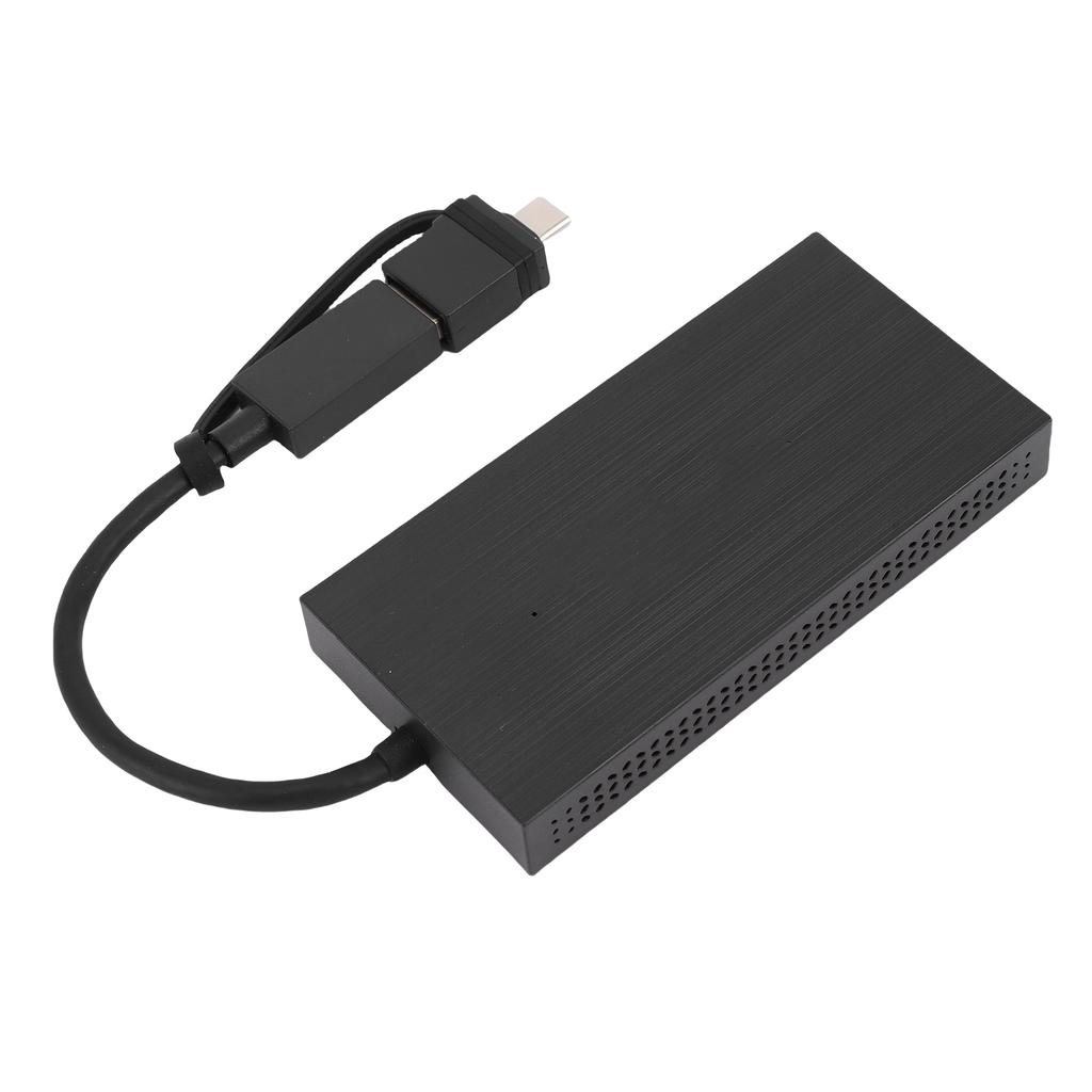 USB To Dual HD Multimedia Interface Adapter Splitter with Type C Converter 4K 60Hz for Dual Display Laptops Desktops Tablets