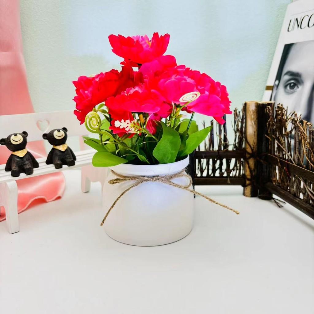 Peony Realistic Artificial Flowers For Event Decoration And Mothers Present Day