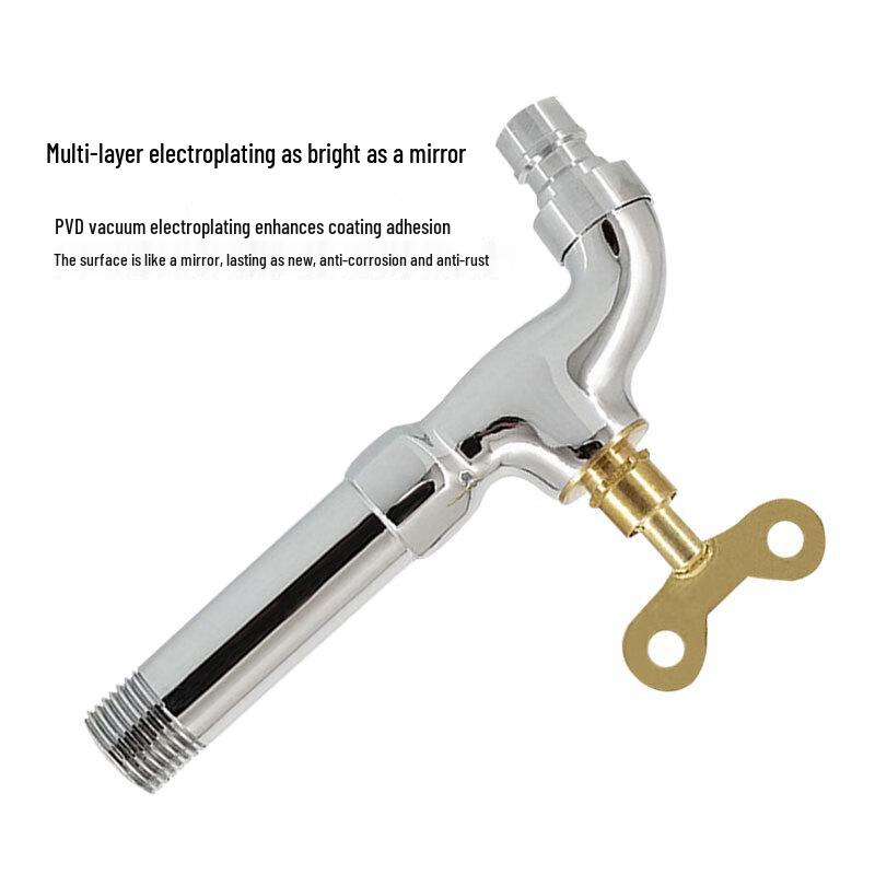 Longdai Washing Machine Faucet with Key Lock
