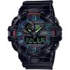 G-SHOCK GA-700RGB-1A Men's Virtual Rainbow Watch Black RGB Series