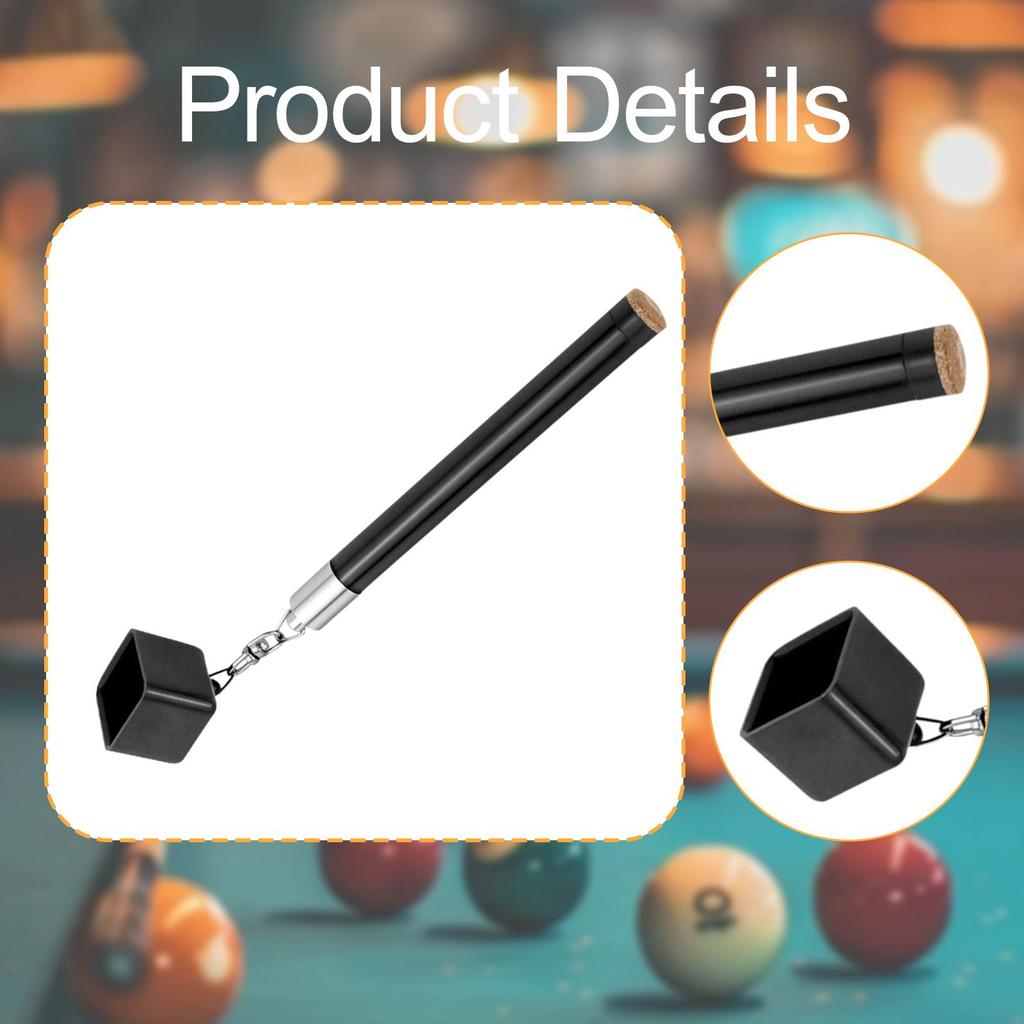 Multifunctional Pool Cue Chalk Holder, Practical Tool for Billiard Cues And