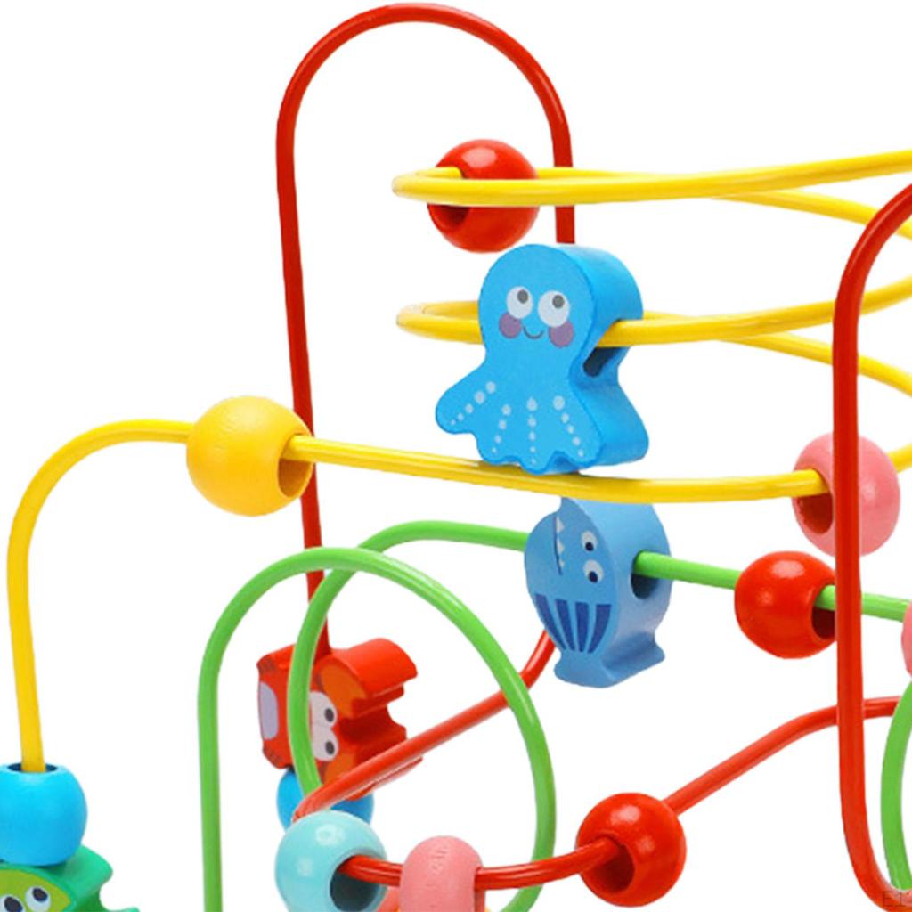 Bead Maze Toy Developmental Educational Circle Preschool for Kids Boy Girl Gift