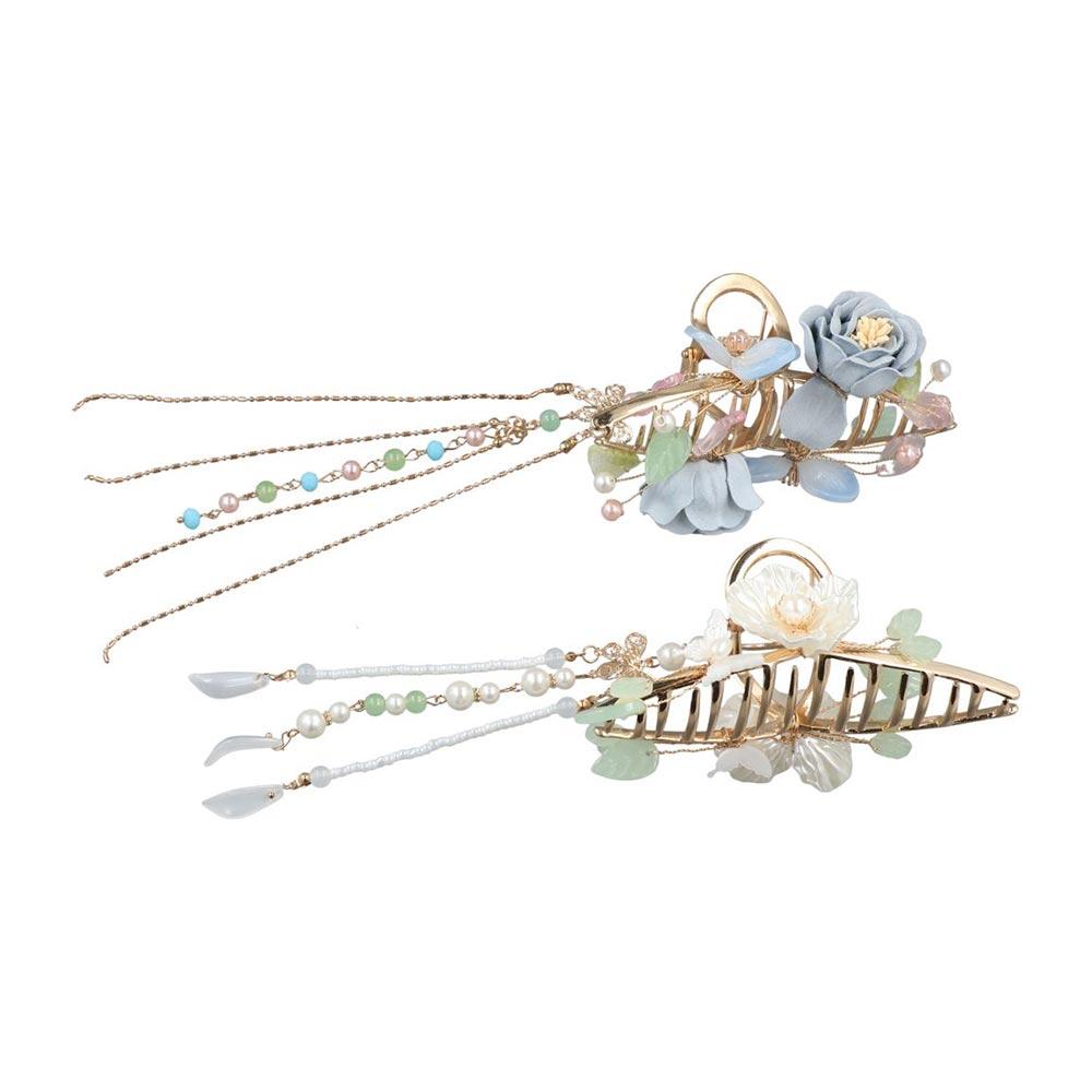 Clip Pearl Pendant Metal Hair Claw Korean Style Hair Clip Flower Hair Clip Women Hair Accessories