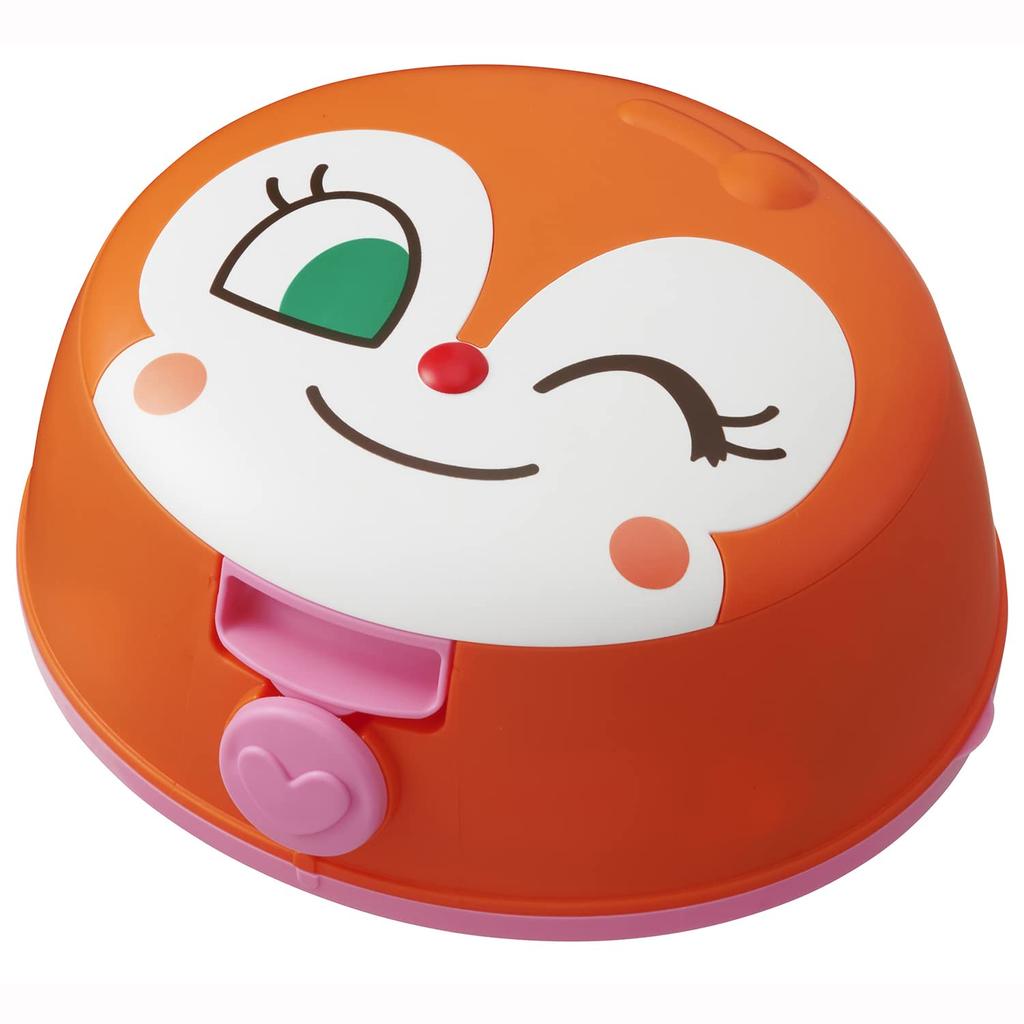 LEC Anpanman Baby Wipe Design with Safety Lock 1 Water Baby Also suitable for wet wipes Case, Dokin-chan (Includes 99.9% Wipe) -